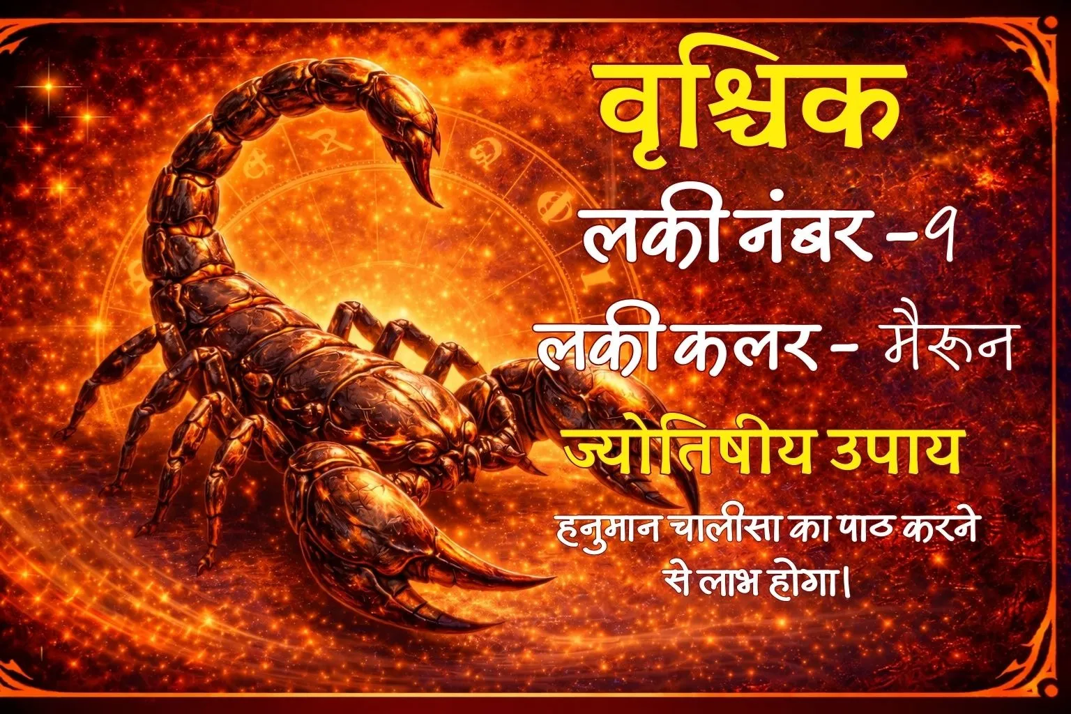 aaj ka rashifal  vrashchik