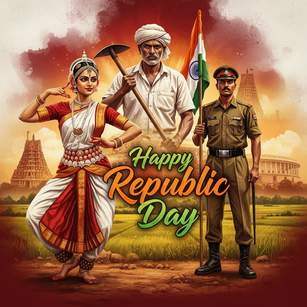 happy republic day 2026 poster
