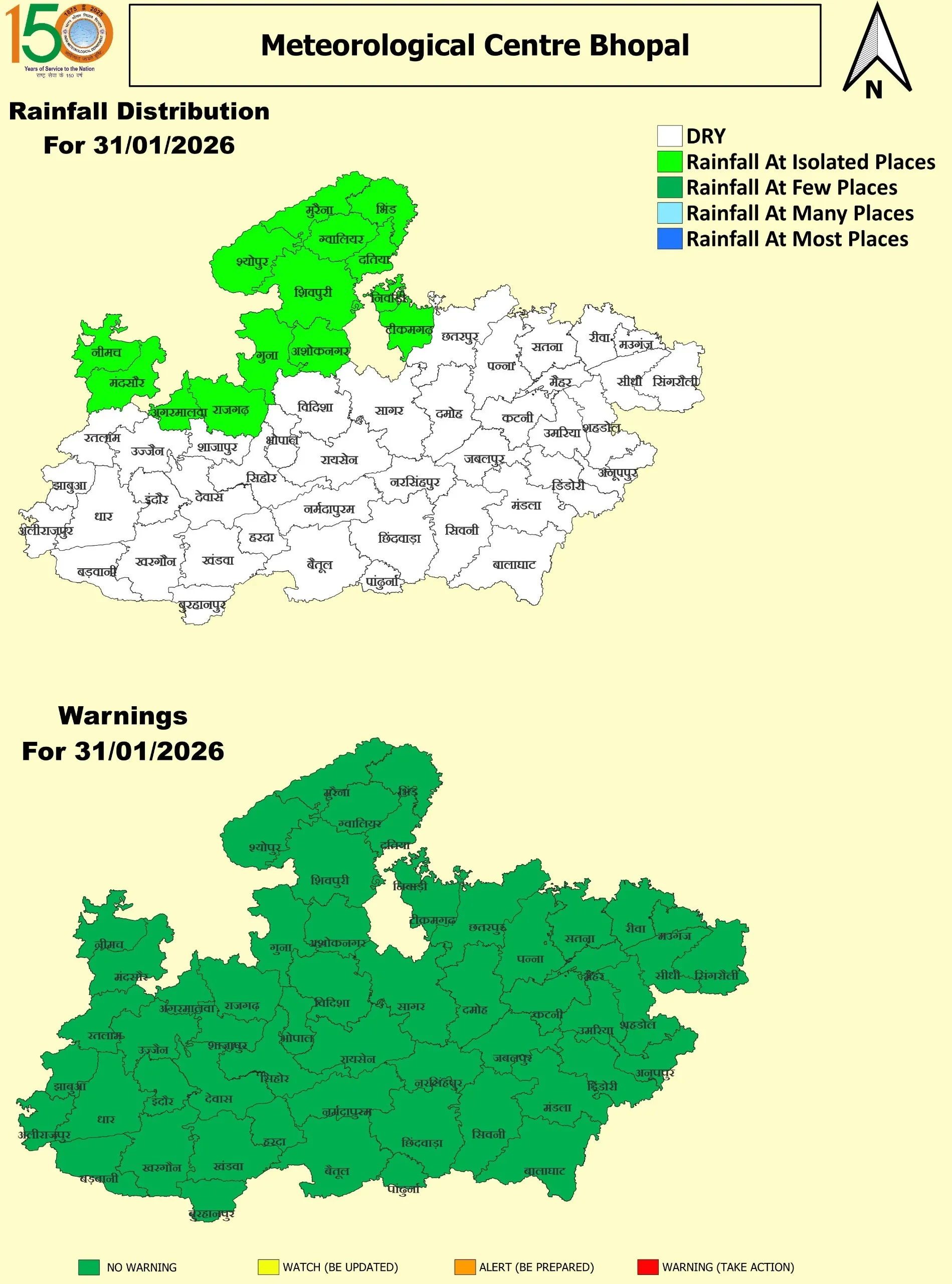31 January 2026 MP MAP