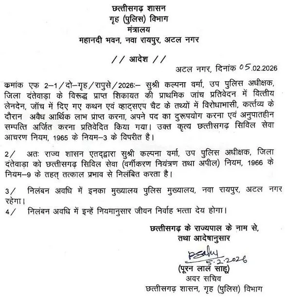 cg kalpna verma order