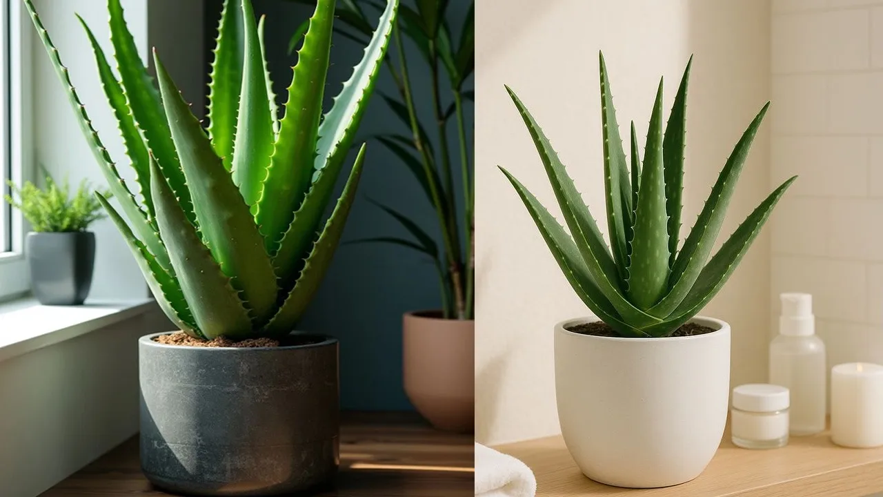 Indoor Plant Alovera Summer Cooling Tips