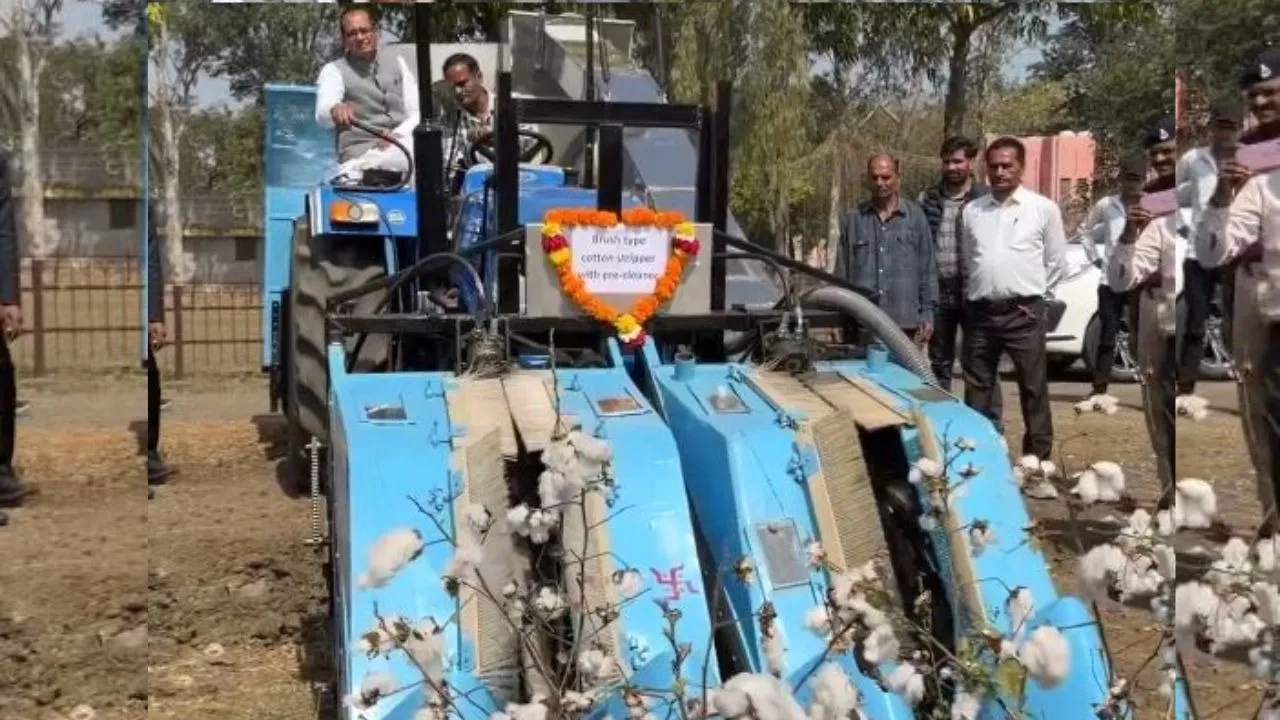 Cotton Harvesting Machine launch