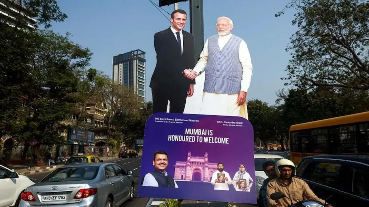 Emmanual Macron India visit