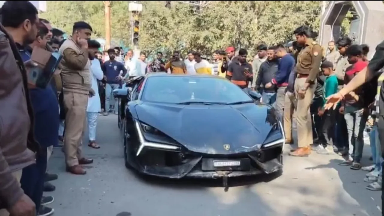 kanpur lamborghini road accident case