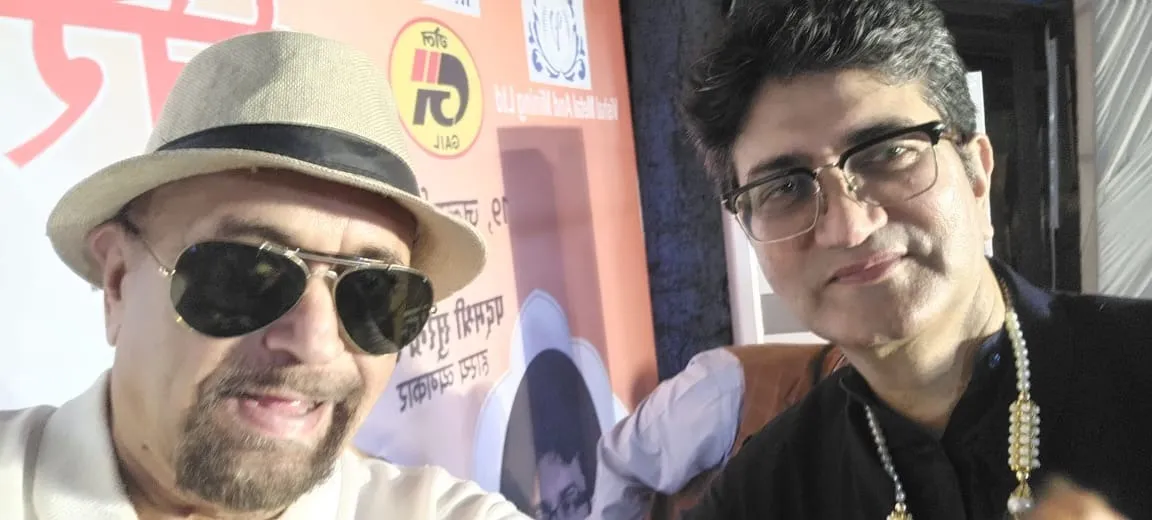 Dr Surinder Rana with Prasoon Joshi,indian poet, writer & lyricist