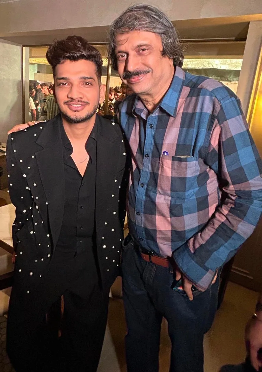 Celeb mega-star Munawar Faruqui with Chaitanya Padukone