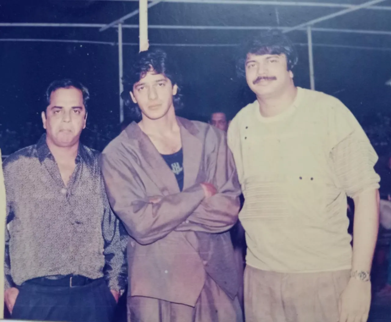 Pahlaj Nihalani, Chunky Panday with Chaitanya Padukone ( 1990)
