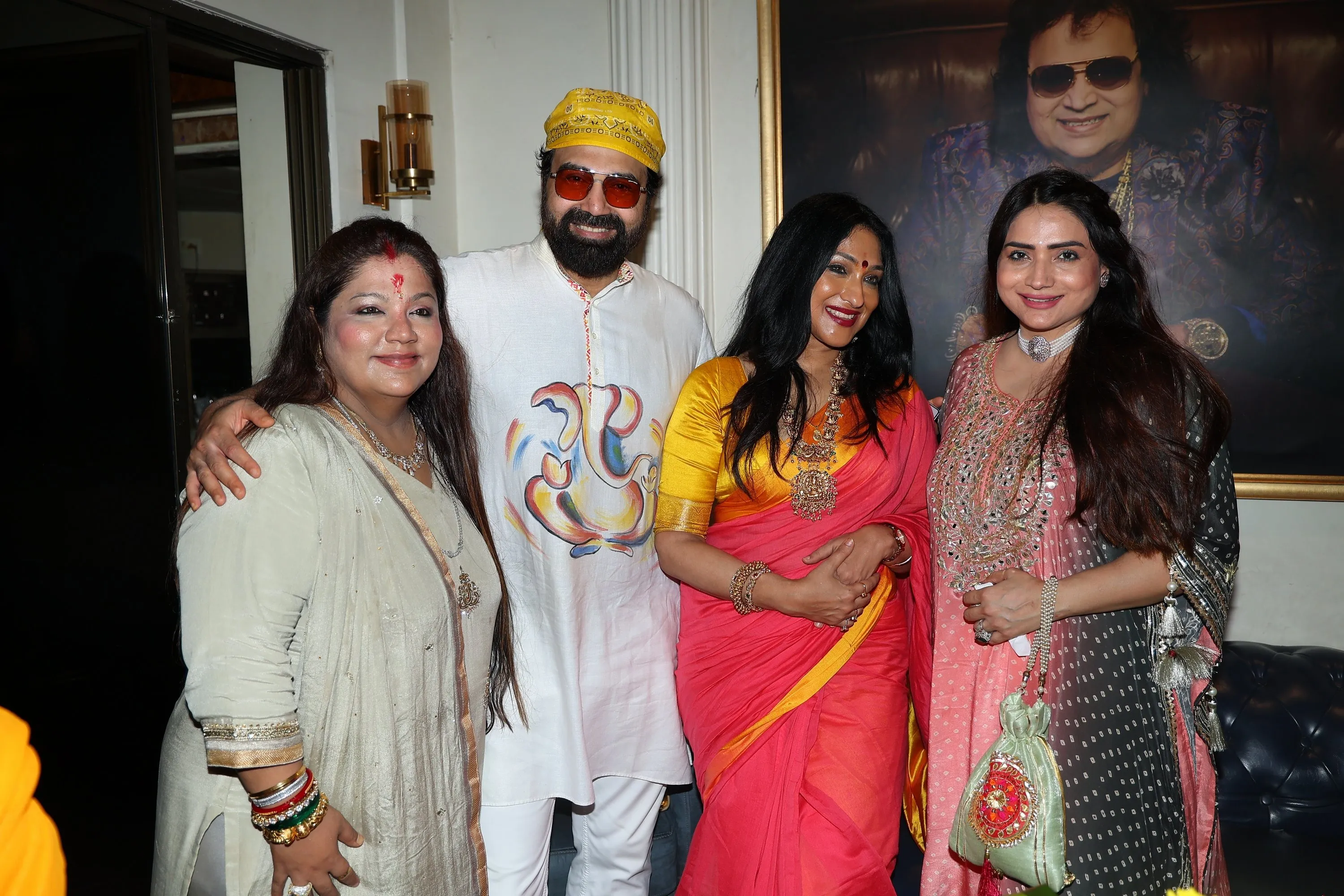 Reema Lahiri with Sujoy Mukherjee, Rituparna Sengupta