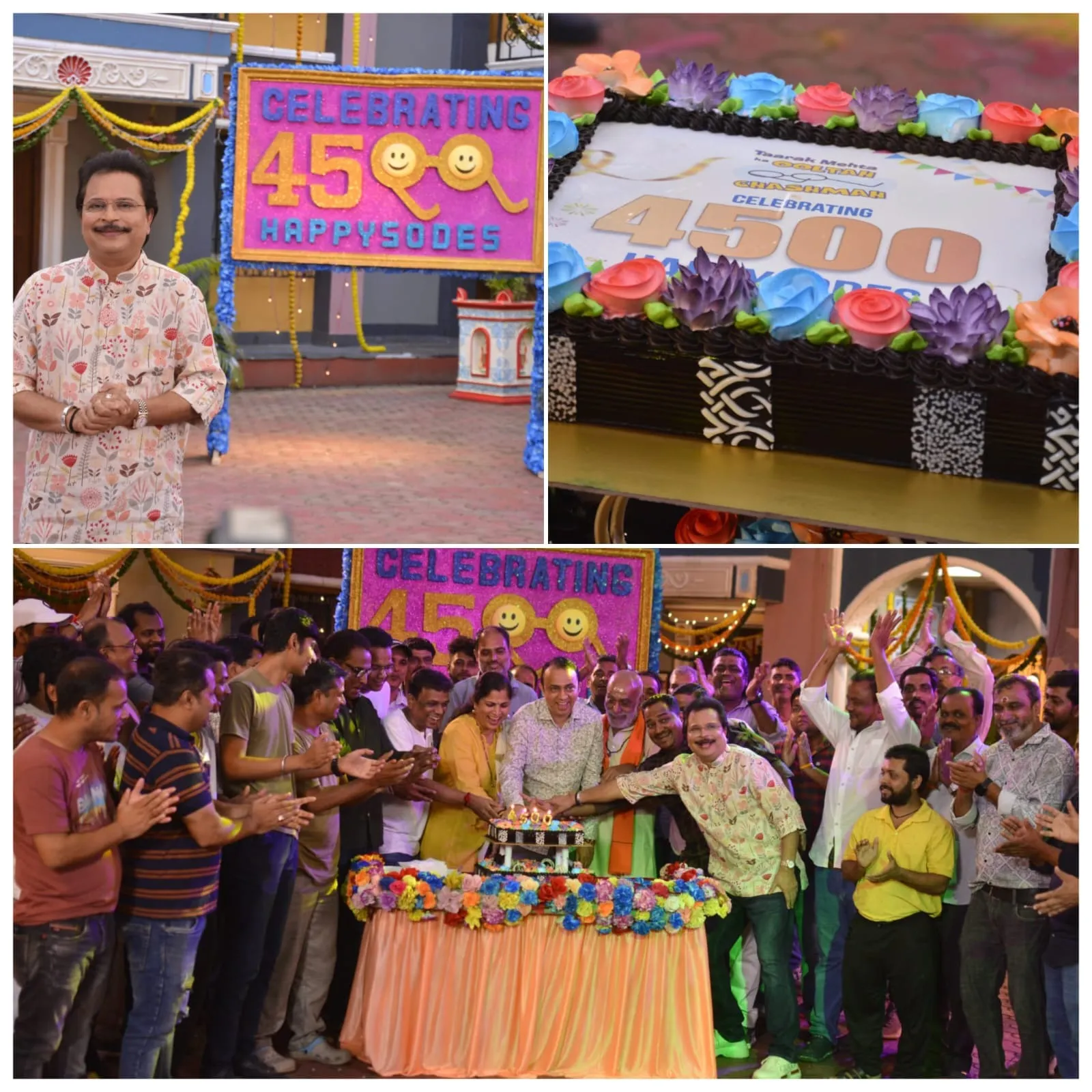 Taarak Mehta Ka Ooltah Chashmah 4500 Happysodes celebration