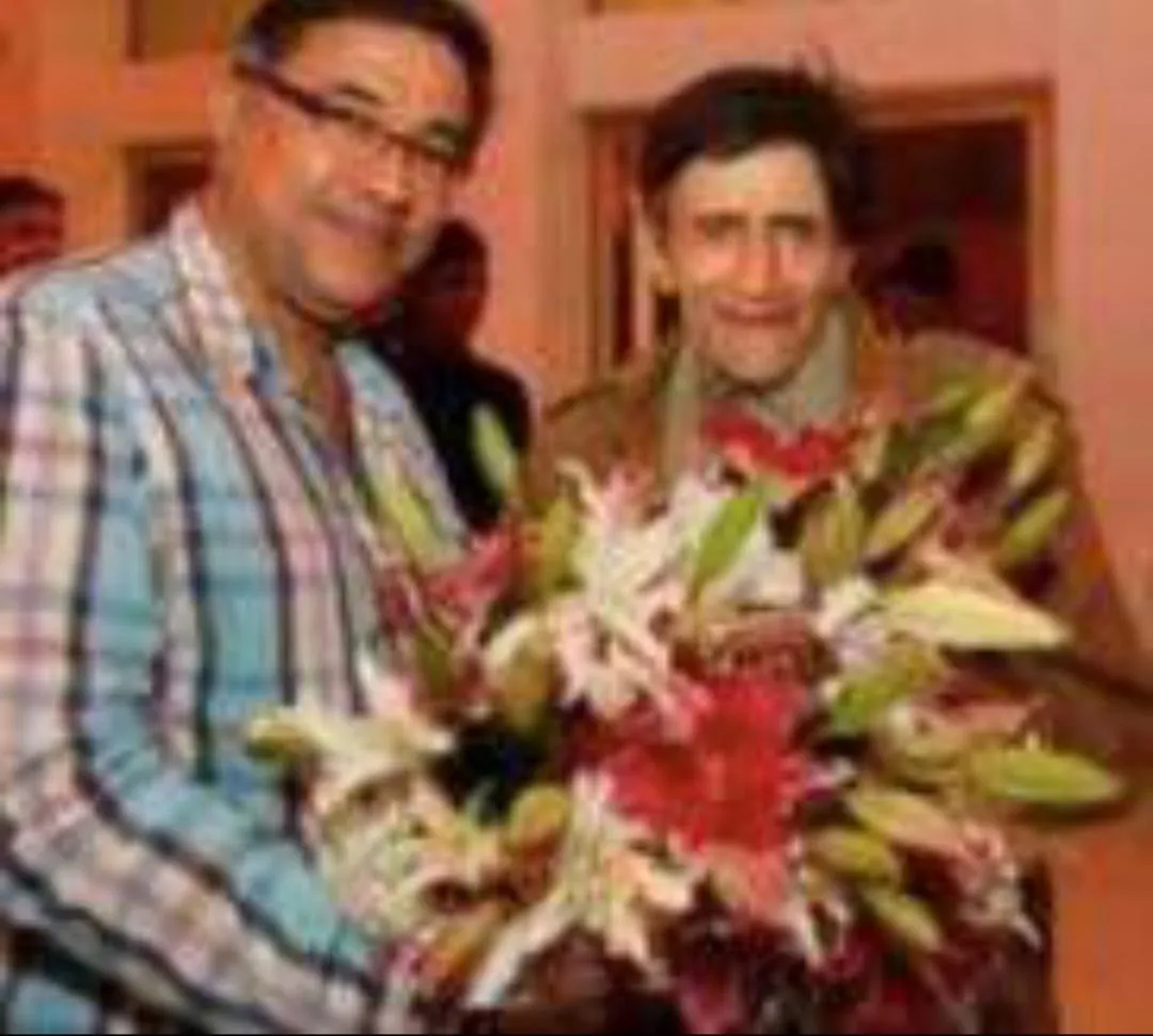 Suneel Darshan  and Dev Anand