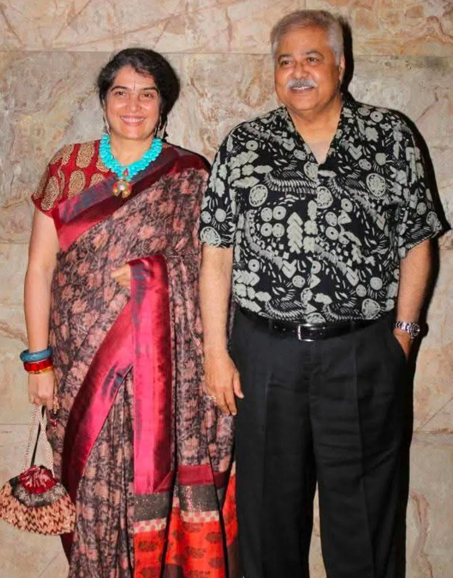 Style-icons Madhu with actor husband Satish Shah