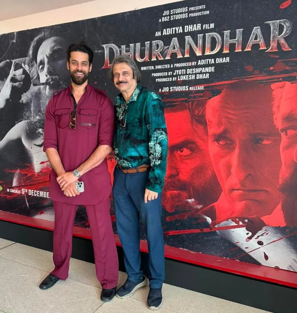 Dhurandhar actor Abhay Arora with Chaitanya Padukone