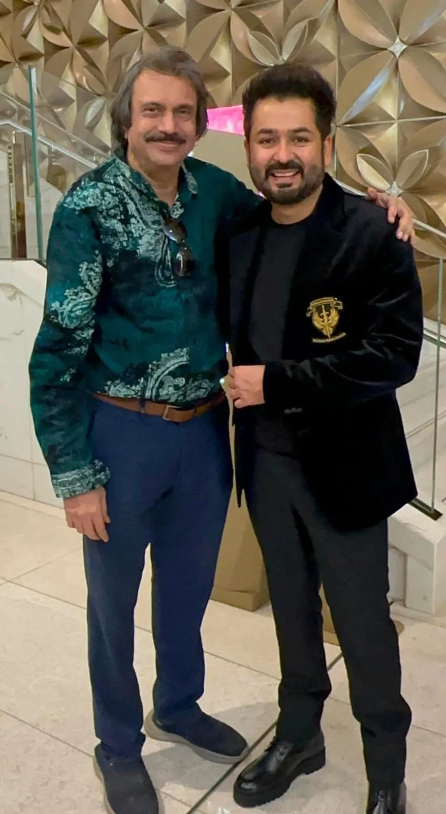 Director Aditya Dhar with sr journalist Chaitanya Padukone