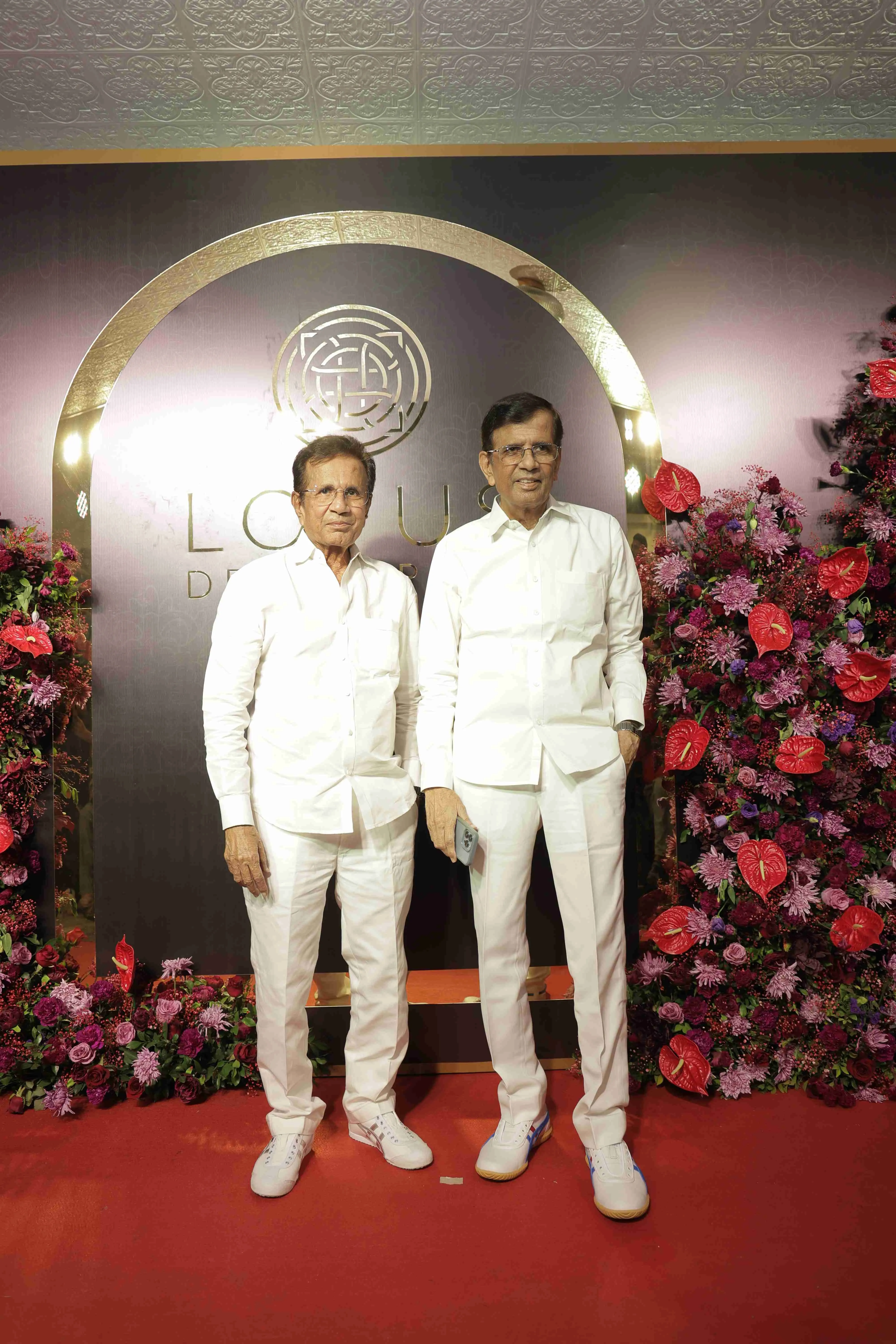 Abbas Mastan joins producer Anand Pandit at his recently renovated Juhu residence, where he hosted an intimate gathering to mark his 62nd birthday on December 21