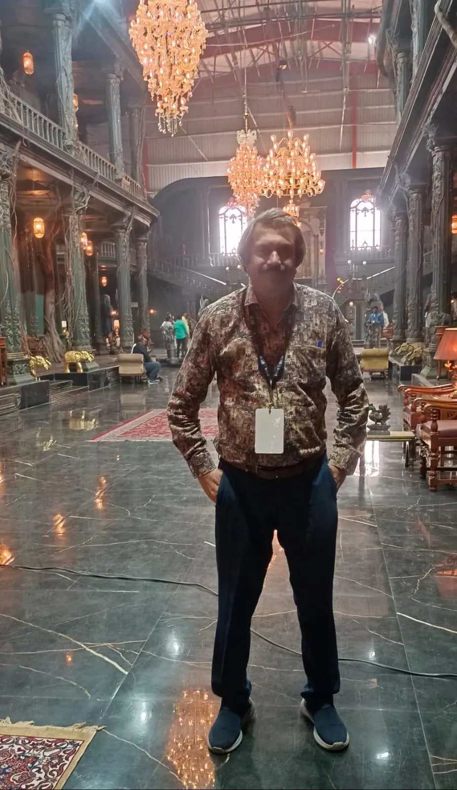 The Rajasaab- fantastic haveli sets-- Chaitanya Padukone