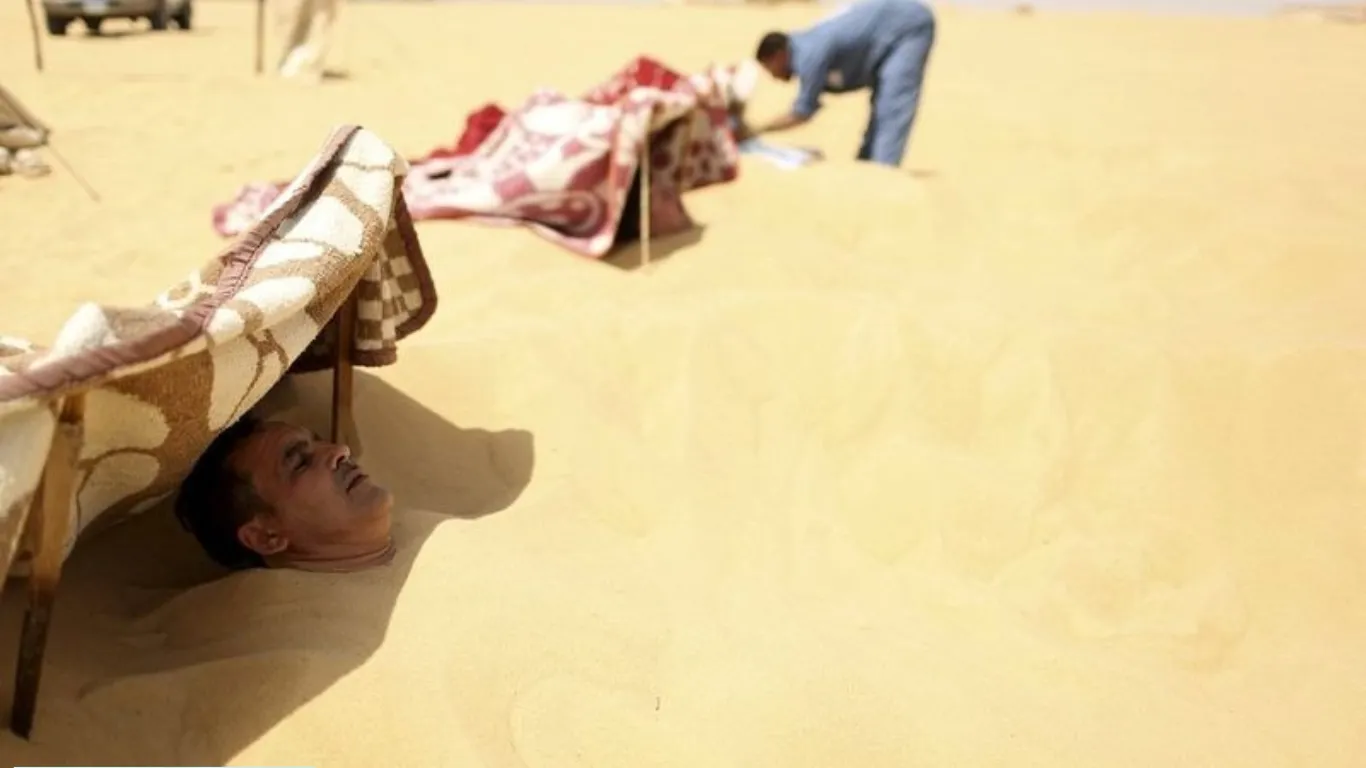 Sand Bathing