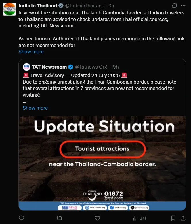 India in Thailand