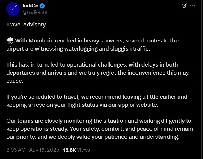 IndiGo - Mumbai