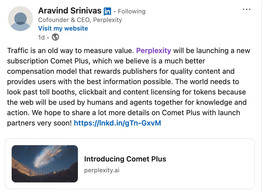 Comet Plus