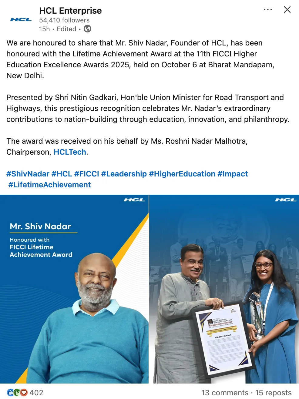 Shiv Nadar_FICCI