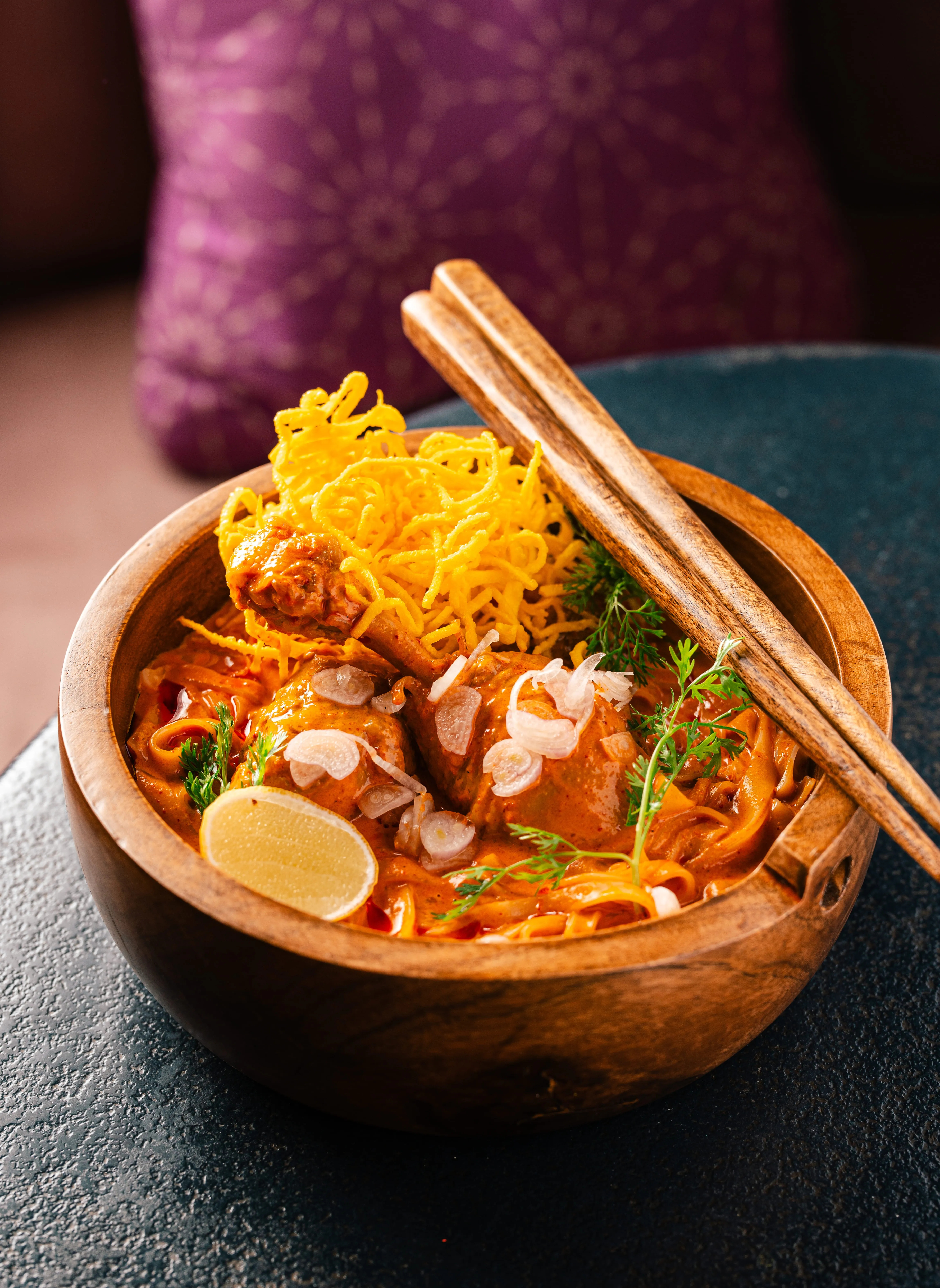 Samui's Chicken Curry Noodle Bowl
