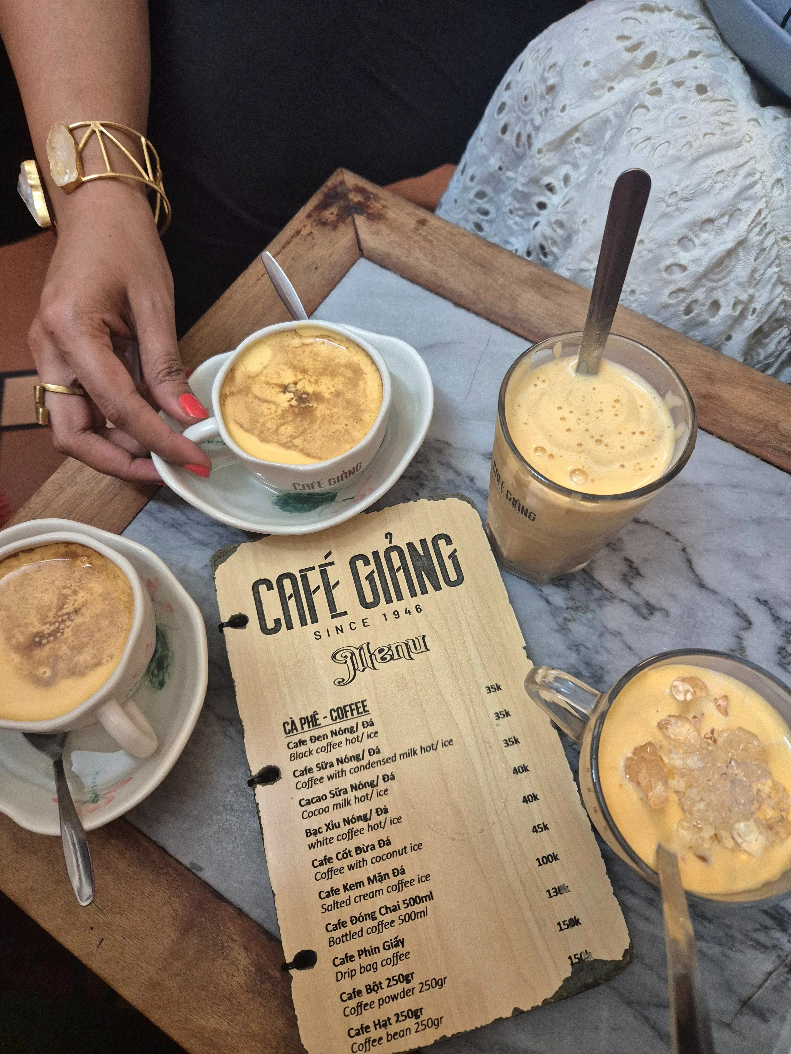 Egg coffee