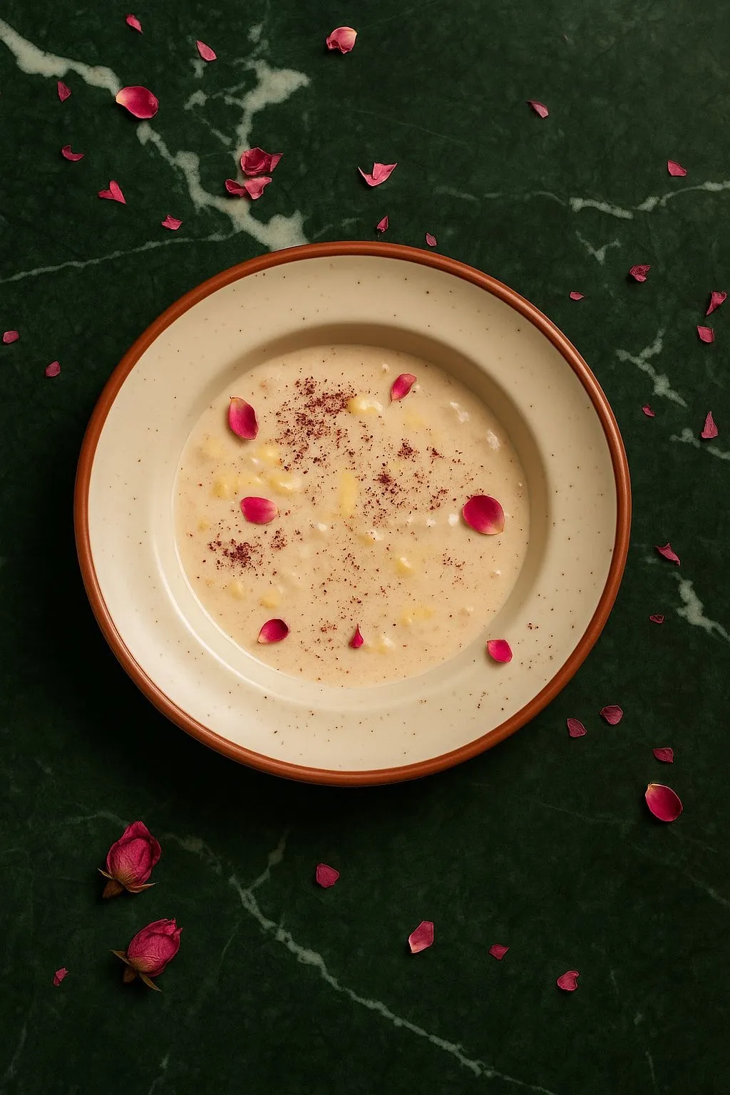 Desi Gulab ki kheer courtesy Jehan Numa Retreat