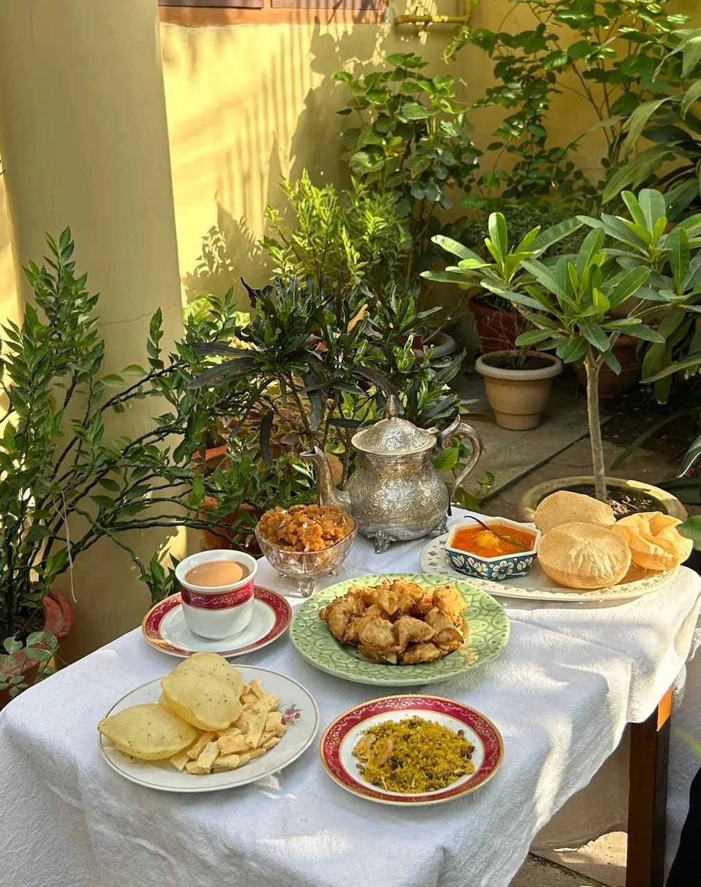 Anubhuti Krishna - food spread