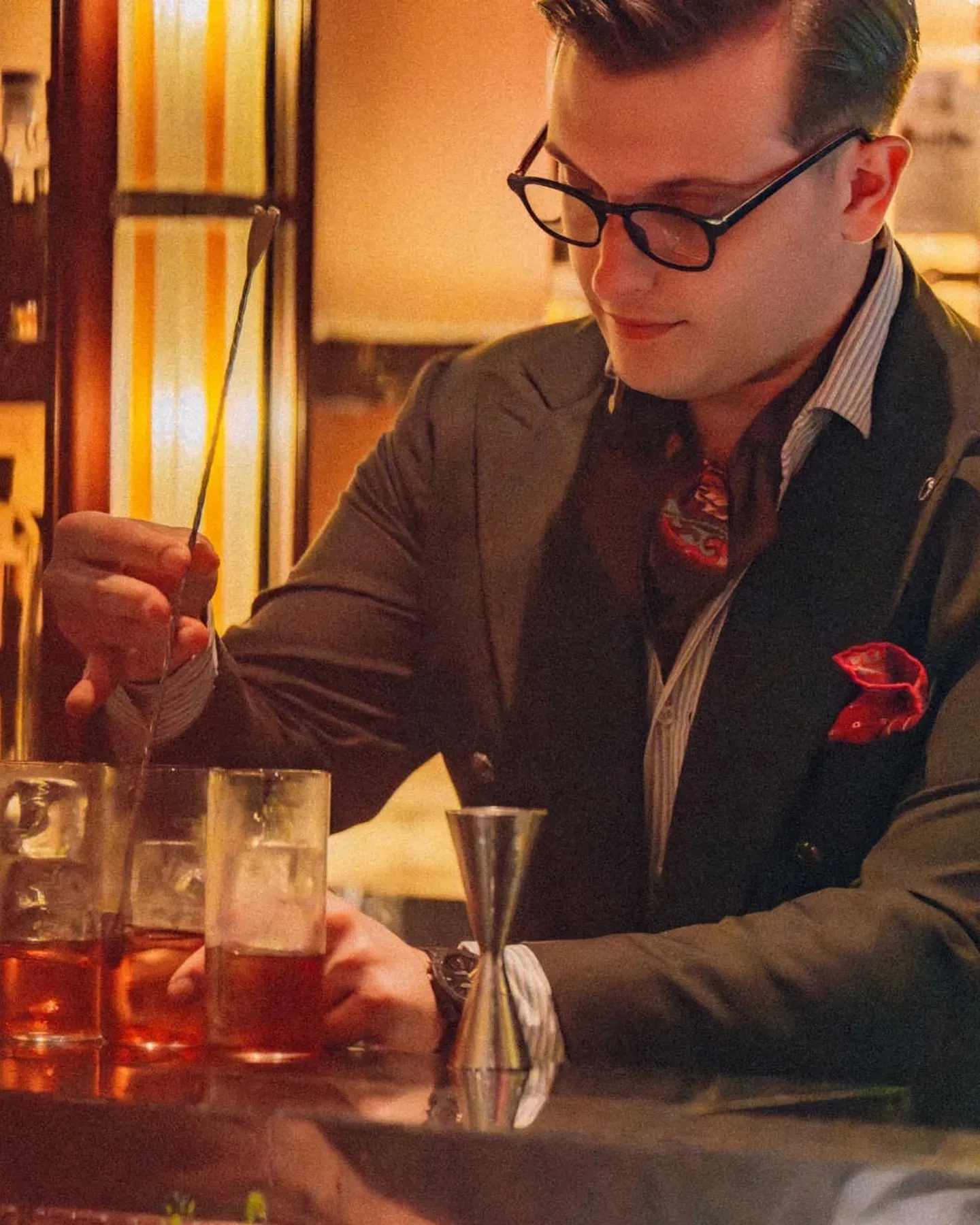 Mixologist Simone Ciambrone from Bvlgari Bar Ginza, Tokyo
