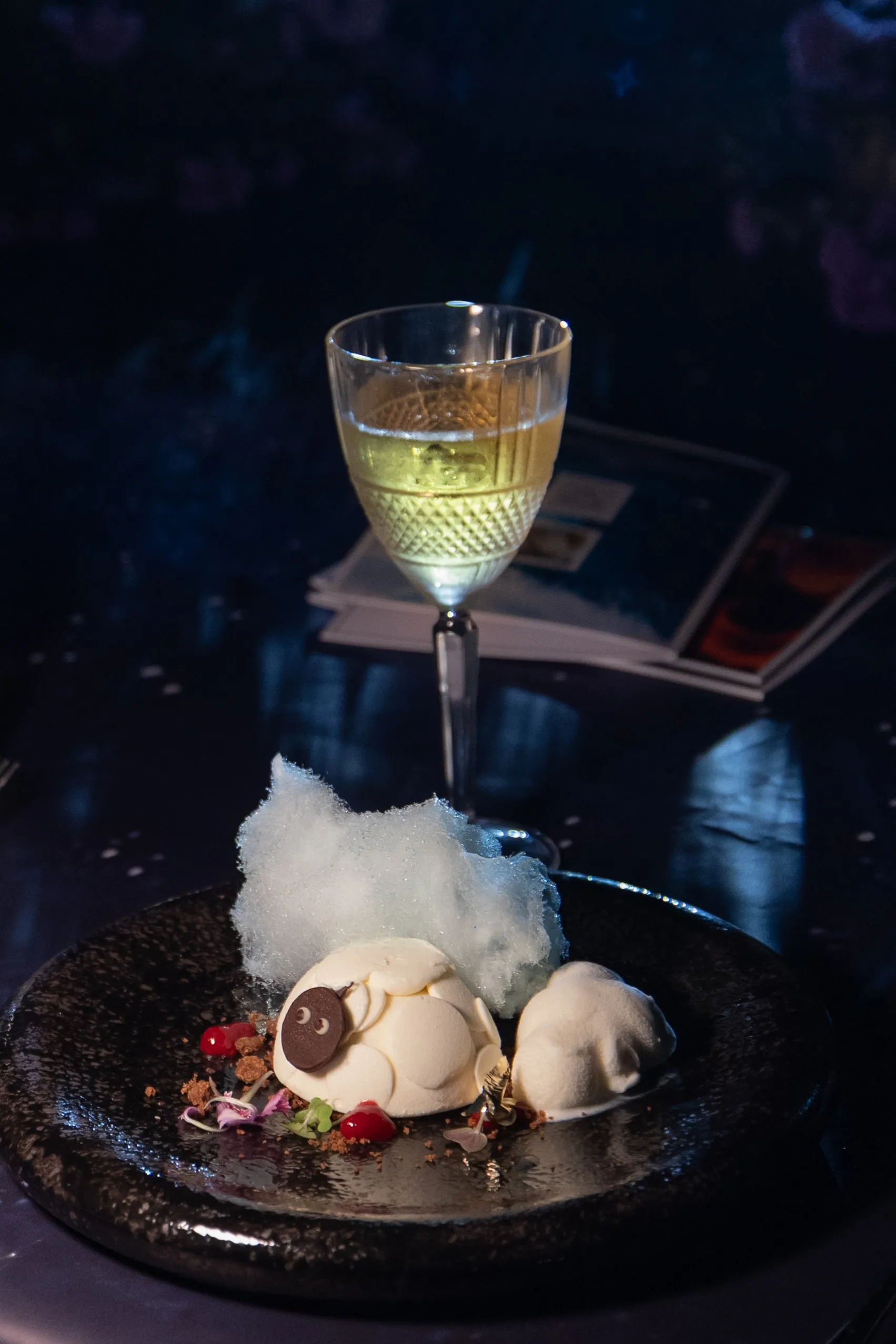 The grazing sheep dessert by pastry chef Santosh Rawat