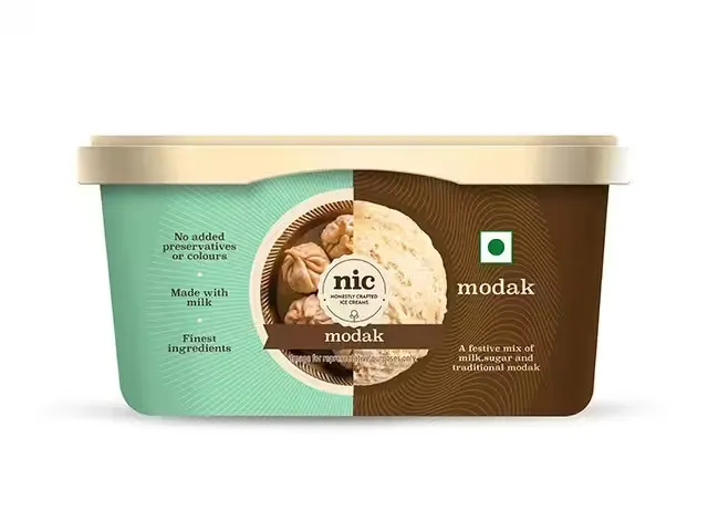 NIC Modak Flavour Ice Cream_Image
