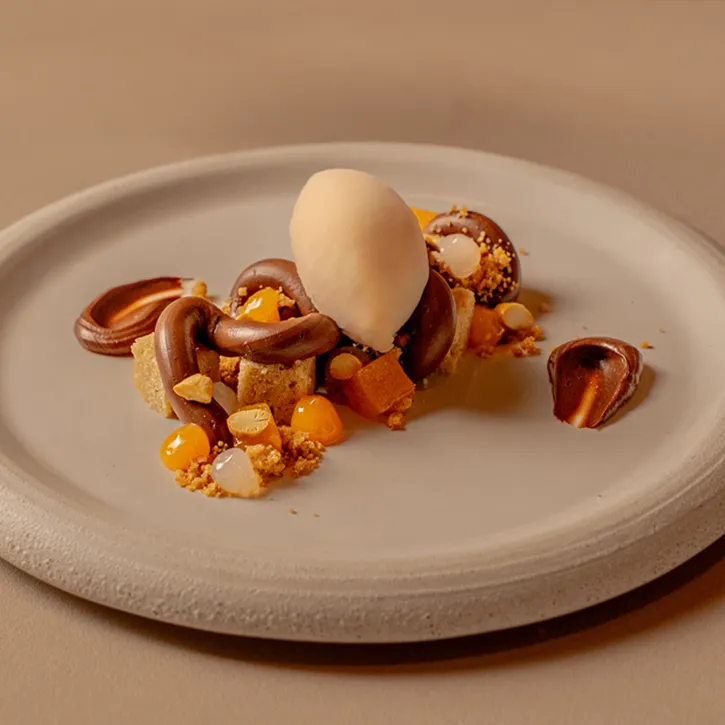 Mocha Almond Financier