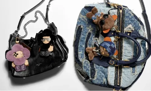 The new cute: Vivienne Fashionista and Louis Bear bag charms