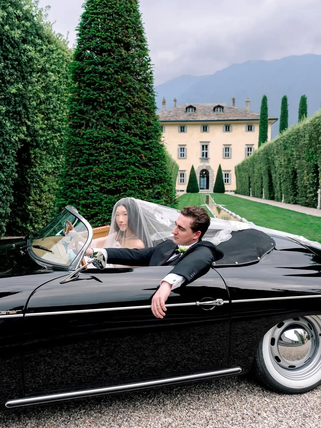 Our first look took place separately from the wedding day itself, a moment carved out just for u