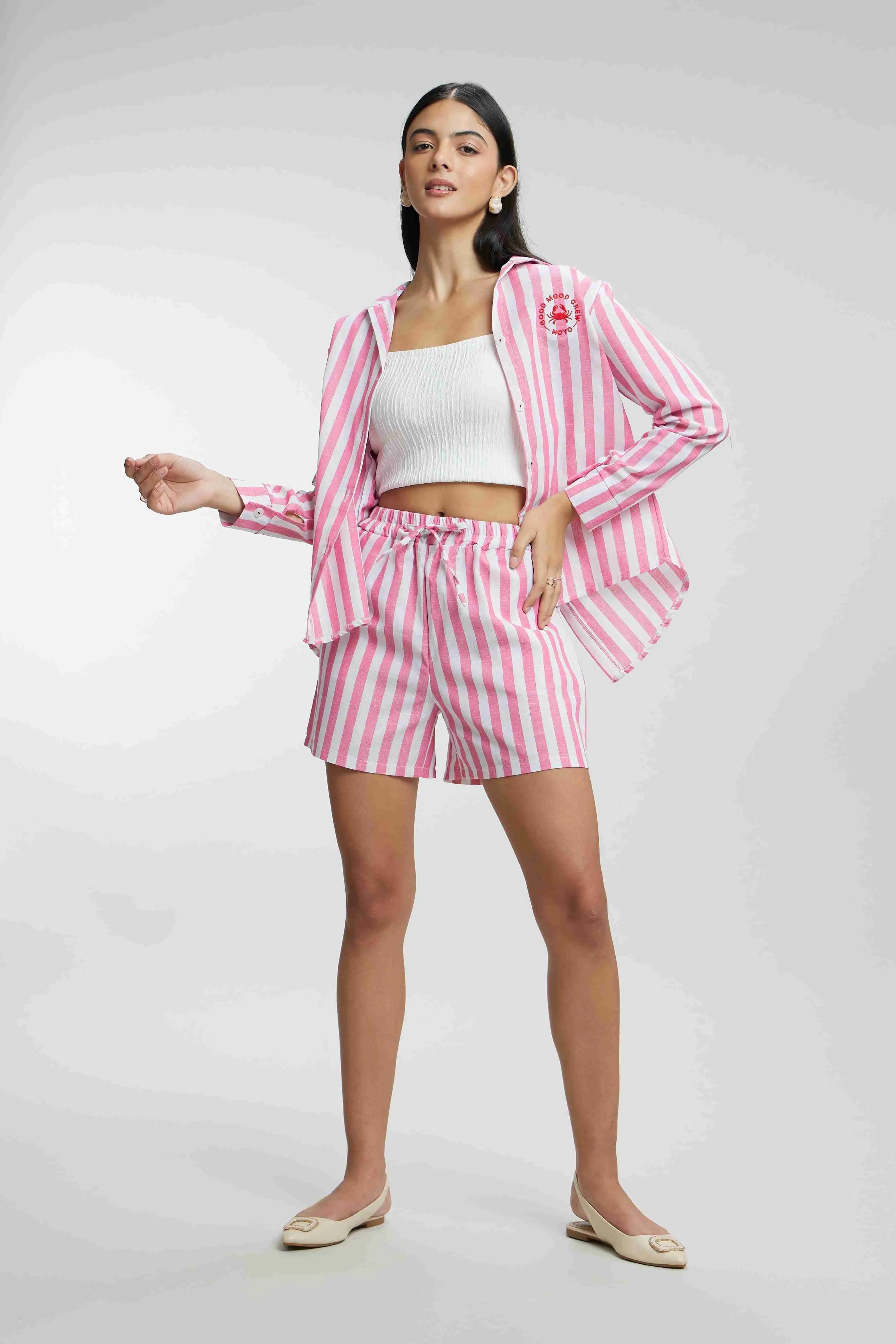 NOYO Good Mood Stripe Co-ord Set