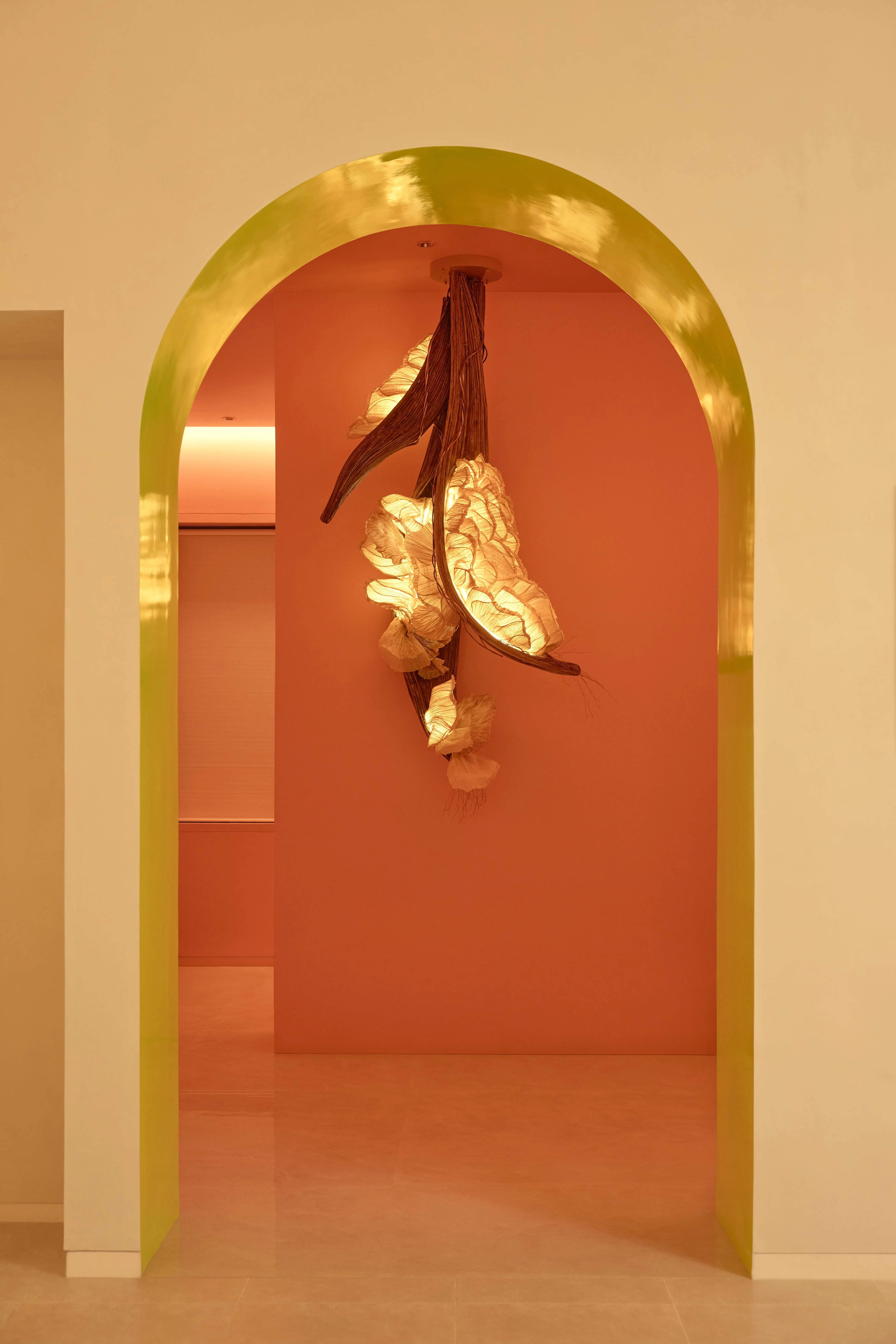 The Flow Section- light instillation by Oorja Lights