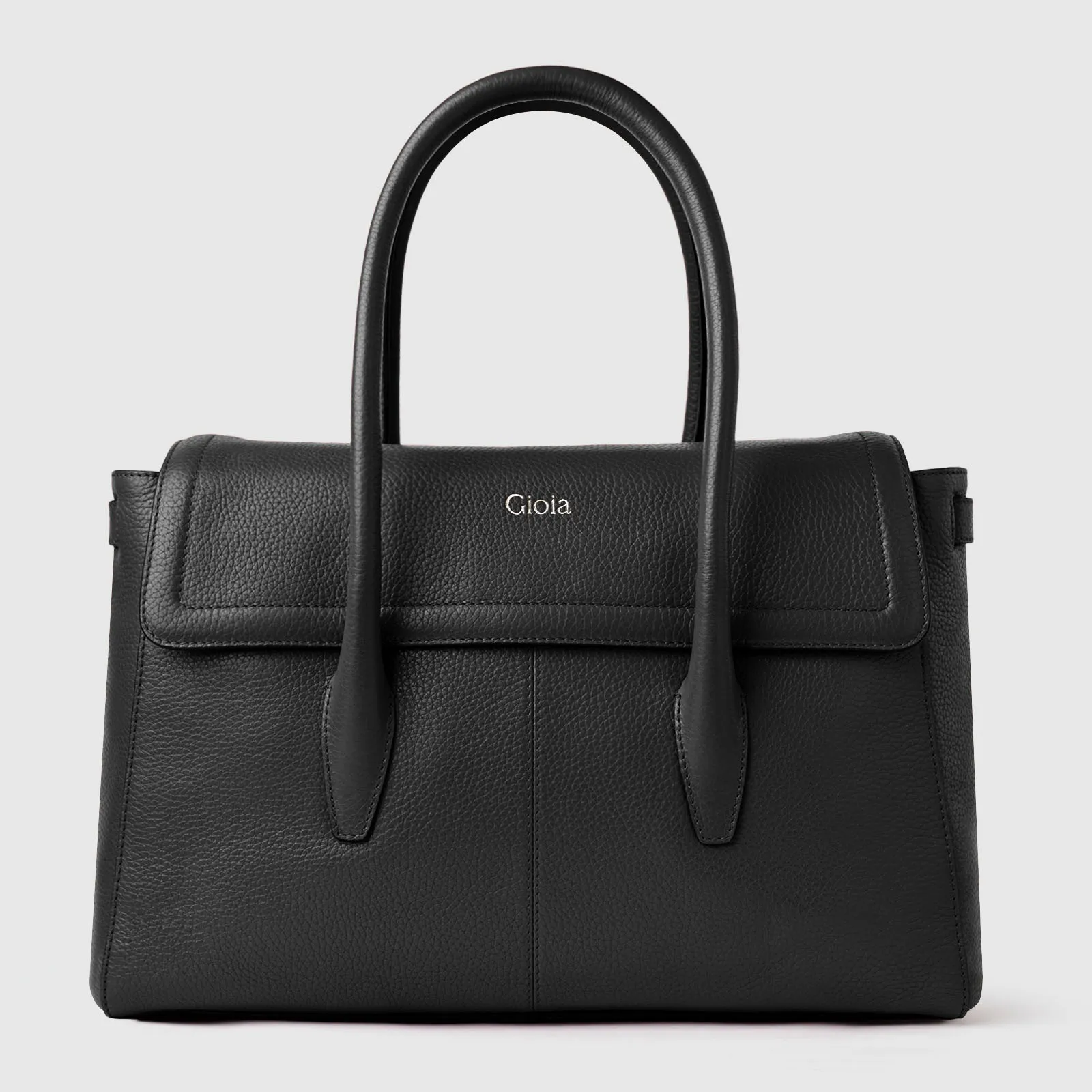 Website Image - Anna Flapover Tote - Black