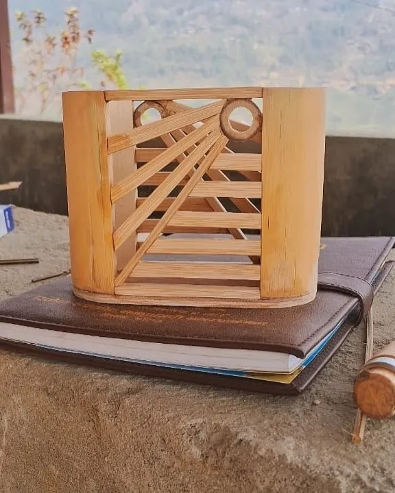 Prabhat Saikia Assam Bamboo Crafts