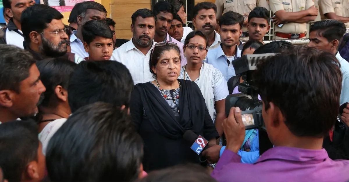 Varsha Deshpande founded the Dalit Mahila Vikas Mandal in 1990 to advance women’s rights and gender justice