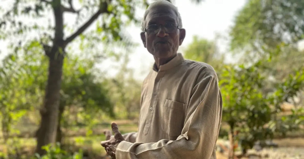 Sundaram Verma has grown over 60,000 trees in Rajasthan using just one litre of water per plant — a method he developed himself.