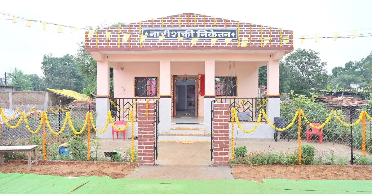 Making The Difference NGO has revamped a kurma ghar in Gadchiroli