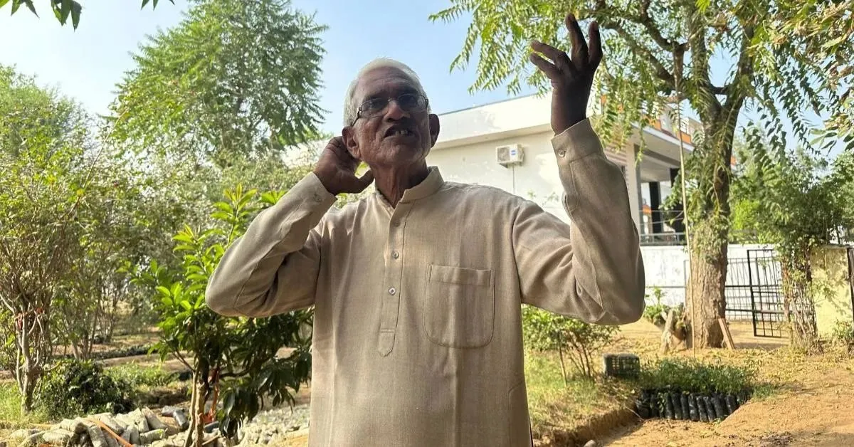 Sundaram Verma has found an ingenious method to grow trees in Rajasthan
