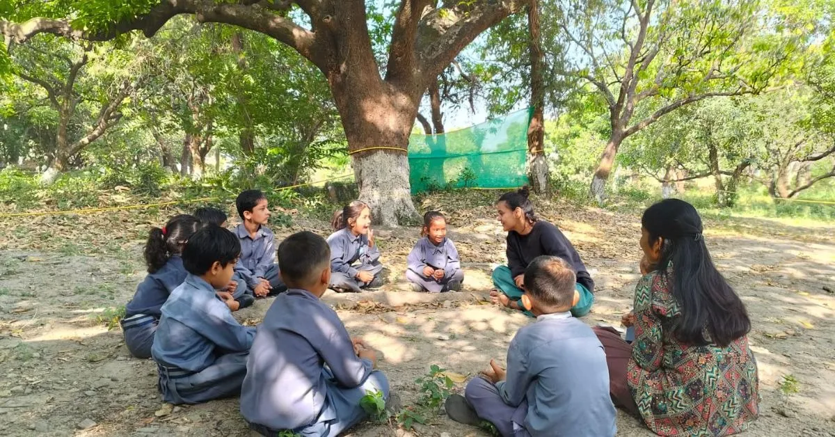 At Suraah, children are taught in environments that mimic the ones in their textbooks in order to help them grasp concepts