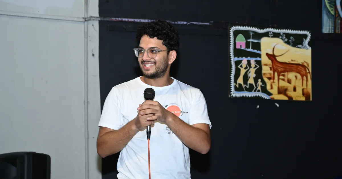 Through stories and conversations, Ajay helps people see the ocean not as distant — but as part of daily life.