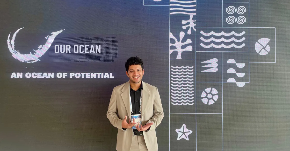 At global ocean conferences, Ajay shares how youth-led movements can turn promises like the High Seas Treaty into action.