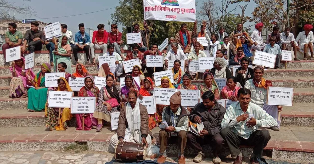 Aajeevika Bureau organises migrant workers into collectives to help them demand fair wages, safety, and recognition.