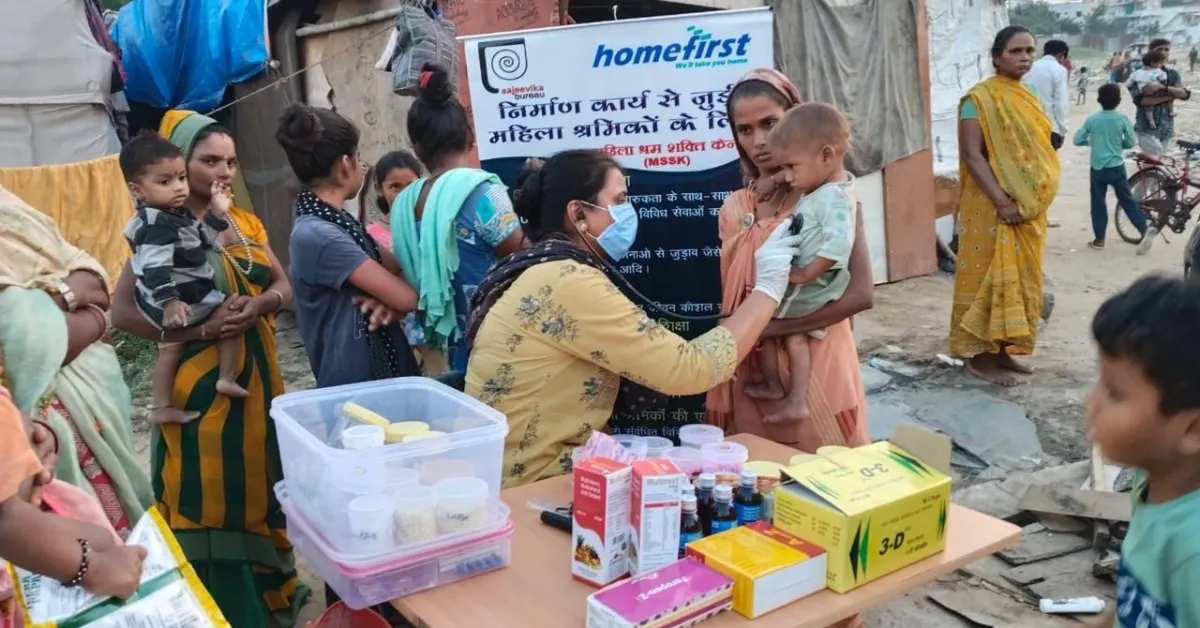 Through MSSKs, Aajeevika ensures women workers access health services, maternity care, and child safety support.