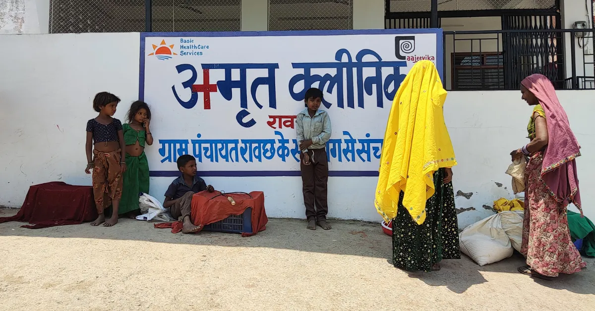 Aajeevika’s Amrit Clinics bridge the healthcare gap for tribal and migrant families across remote villages.