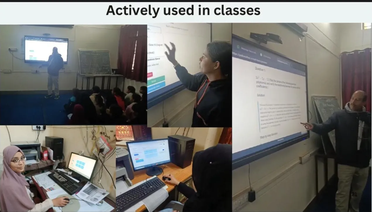 PadhaiwithAI being used in classrooms