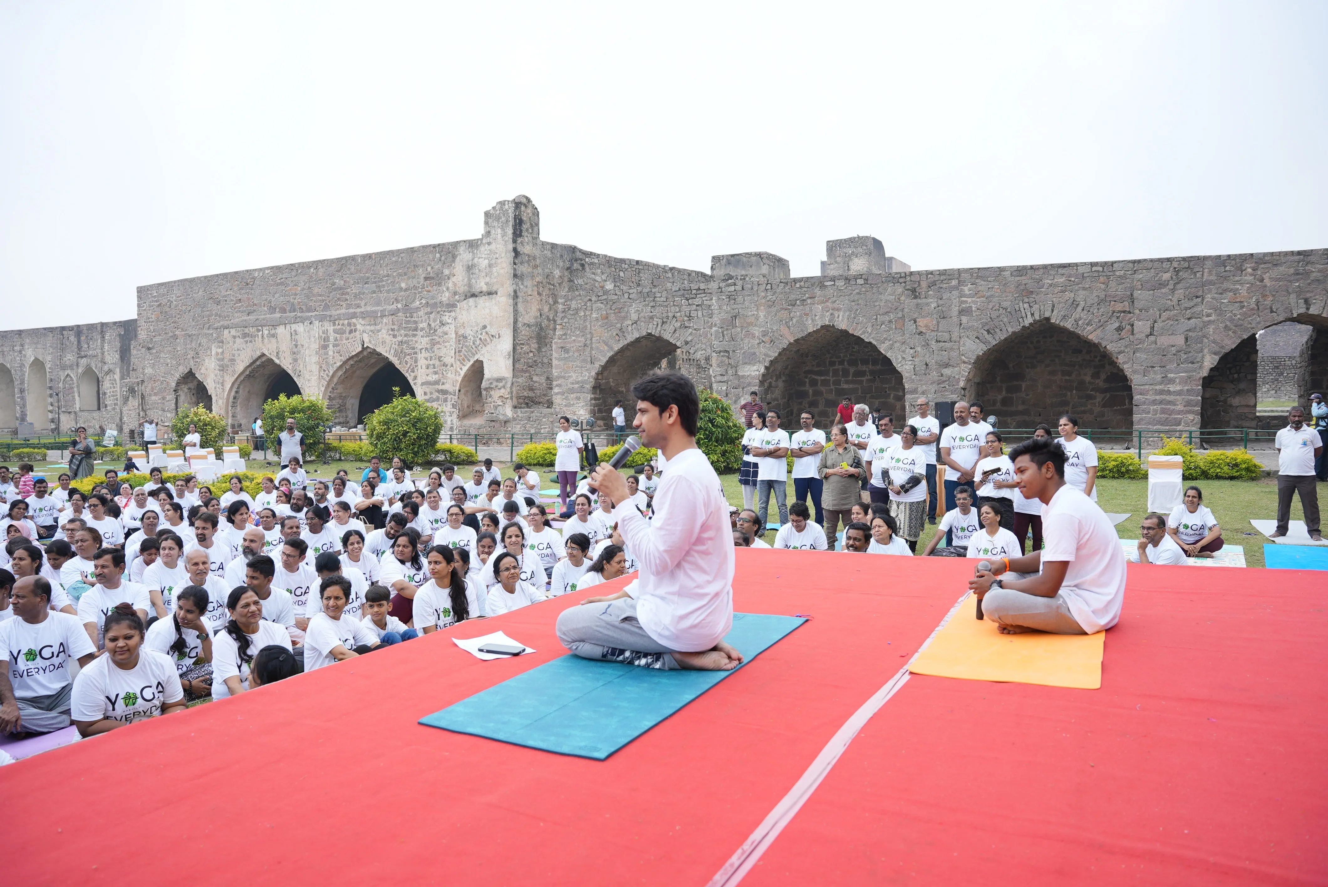 Saurabh Bothra addressing participants at an offline event